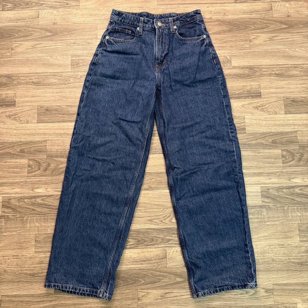 H&M &Denim Baggy High Waist Loose Fit Jeans | Size 4
